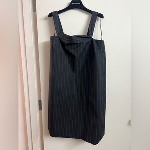 NWT Balenciaga Pinstripe Pencil Skirt Dress size 42 / 10